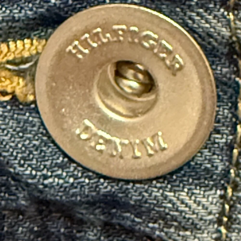 TOMMY HILFIGER DENIM MINI SKIRT 2 Women's Skirt Blue Y2K Vintage Preppy 2000's - Picture 4 of 9